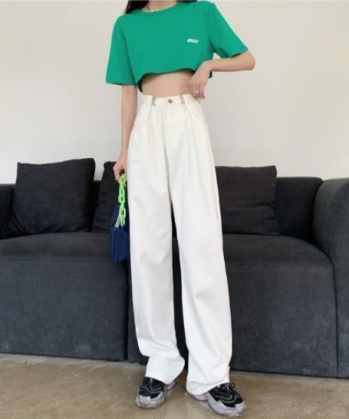 REBALANCE(リバランス)の「ワイドレディースジーンズ(デニムパンツ・レディース・A/B/C/D/E・SMALL/MEDIUM/LARGE/X-LARGE/XX-LARGE)」の4枚目の写真