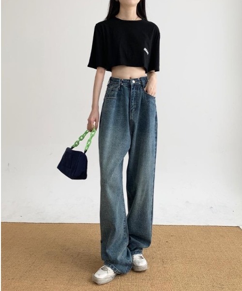 REBALANCE(リバランス)の「ワイドレディースジーンズ(デニムパンツ・レディース・A/B/C/D/E・SMALL/MEDIUM/LARGE/X-LARGE/XX-LARGE)」の8枚目の写真