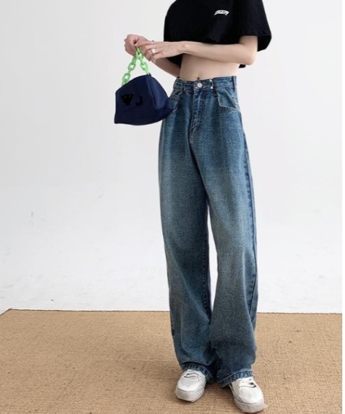REBALANCE(リバランス)の「ワイドレディースジーンズ(デニムパンツ・レディース・A/B/C/D/E・SMALL/MEDIUM/LARGE/X-LARGE/XX-LARGE)」の10枚目の写真