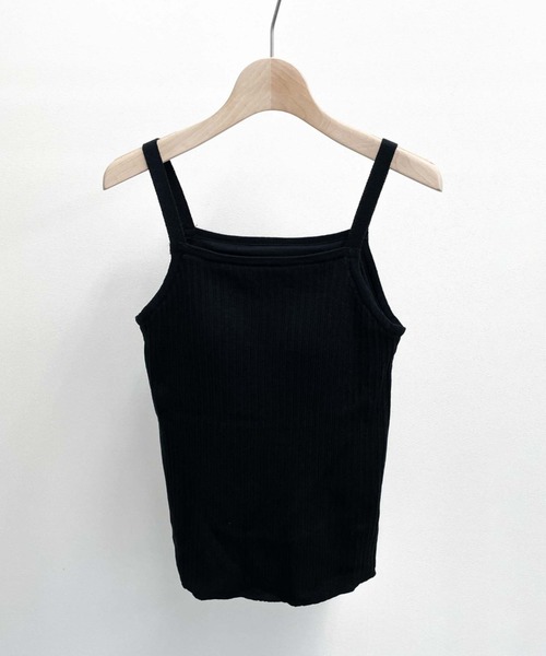 archives(アルシーヴ)の「カップインニットキャミソール(キャミソール・レディース・ブラック/オフホワイト/オレンジ/グリーン・MEDIUM)」の14枚目の写真