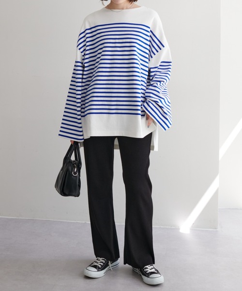 DISCOAT(ディスコート)の「【WEB限定】リブカットパンツ(その他パンツ・レディース・アイボリー/ブラック/グレー/グリーン・SMALL/MEDIUM/LARGE)」の15枚目の写真