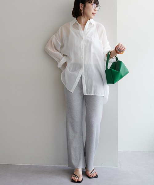 DISCOAT(ディスコート)の「【WEB限定】リブカットパンツ(その他パンツ・レディース・アイボリー/ブラック/グレー/グリーン・SMALL/MEDIUM/LARGE)」の14枚目の写真