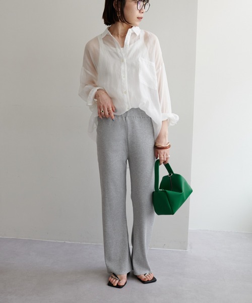 DISCOAT(ディスコート)の「【WEB限定】リブカットパンツ(その他パンツ・レディース・アイボリー/ブラック/グレー/グリーン・SMALL/MEDIUM/LARGE)」の21枚目の写真