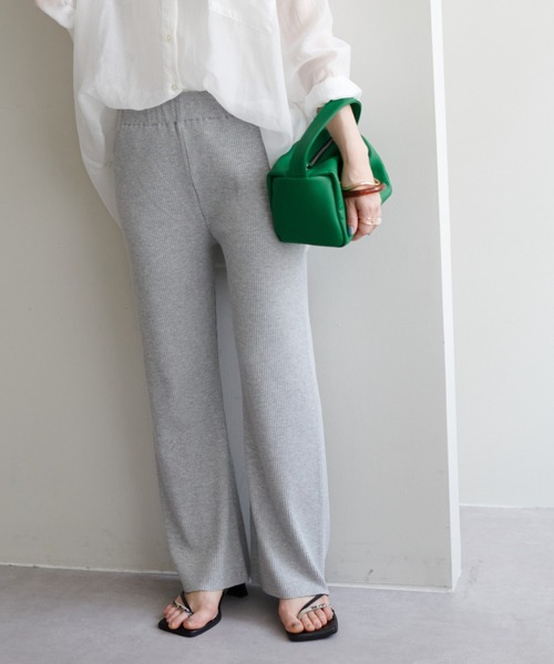 DISCOAT(ディスコート)の「【WEB限定】リブカットパンツ(その他パンツ・レディース・アイボリー/ブラック/グレー/グリーン・SMALL/MEDIUM/LARGE)」の22枚目の写真