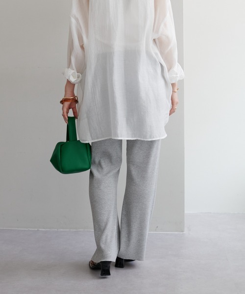 DISCOAT(ディスコート)の「【WEB限定】リブカットパンツ(その他パンツ・レディース・アイボリー/ブラック/グレー/グリーン・SMALL/MEDIUM/LARGE)」の8枚目の写真