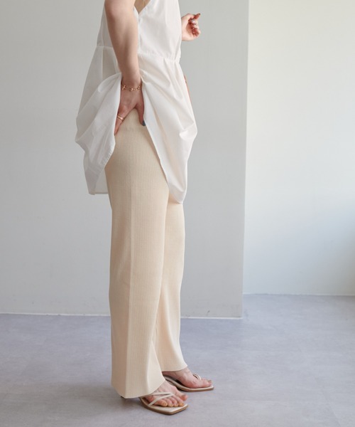 DISCOAT(ディスコート)の「【WEB限定】リブカットパンツ(その他パンツ・レディース・アイボリー/ブラック/グレー/グリーン・SMALL/MEDIUM/LARGE)」の18枚目の写真