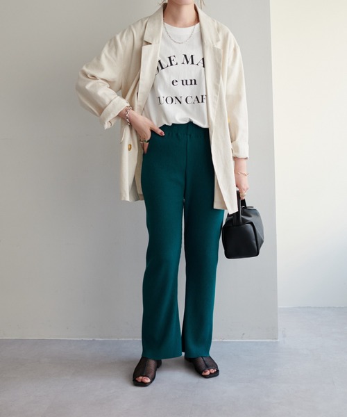 DISCOAT(ディスコート)の「【WEB限定】リブカットパンツ(その他パンツ・レディース・アイボリー/ブラック/グレー/グリーン・SMALL/MEDIUM/LARGE)」の19枚目の写真