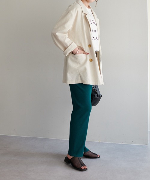 DISCOAT(ディスコート)の「【WEB限定】リブカットパンツ(その他パンツ・レディース・アイボリー/ブラック/グレー/グリーン・SMALL/MEDIUM/LARGE)」の12枚目の写真