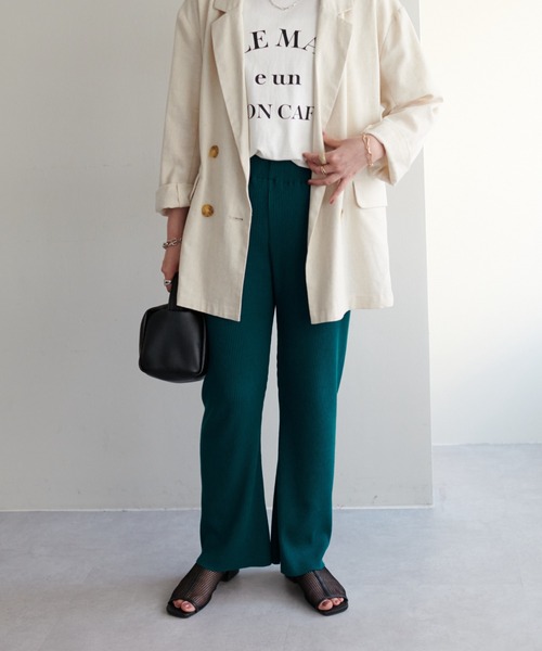 DISCOAT(ディスコート)の「【WEB限定】リブカットパンツ(その他パンツ・レディース・アイボリー/ブラック/グレー/グリーン・SMALL/MEDIUM/LARGE)」の20枚目の写真