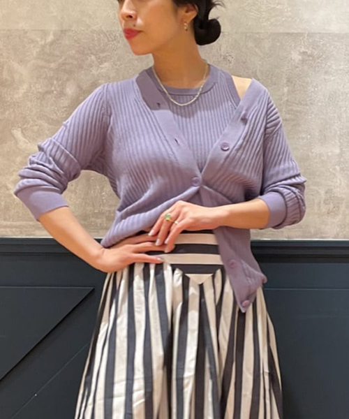 セール】IENA LA BOUCLE BRISBANE リブカーディガン（カーディガン