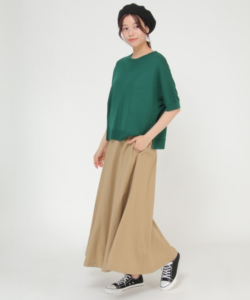 ikka(イッカ)の「【WEB限定】DICKIES ディッキーズ フレアスカート(スカート・レディース・ブラウン/オレンジ/ブラック/ベージュ・M/L)」の13枚目の写真