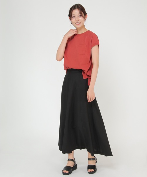 ikka(イッカ)の「【WEB限定】DICKIES ディッキーズ フレアスカート(スカート・レディース・ブラウン/オレンジ/ブラック/ベージュ・M/L)」の8枚目の写真