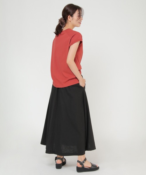 ikka(イッカ)の「【WEB限定】DICKIES ディッキーズ フレアスカート(スカート・レディース・ブラウン/オレンジ/ブラック/ベージュ・M/L)」の9枚目の写真