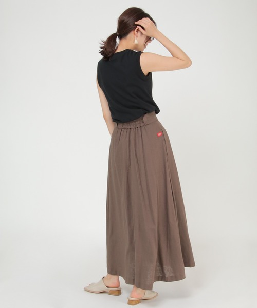 ikka(イッカ)の「【WEB限定】DICKIES ディッキーズ フレアスカート(スカート・レディース・ブラウン/オレンジ/ブラック/ベージュ・M/L)」の11枚目の写真