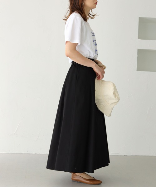 HER CLOSET（ハークローゼット）の「【shemoshelly】5.6オンスオリジナルスローガンロゴTシャツ（Tシャツ/カットソー・レディース・ホワイト/チャコールグレー/ホワイト系その他・S/M/L）」の7枚目の写真