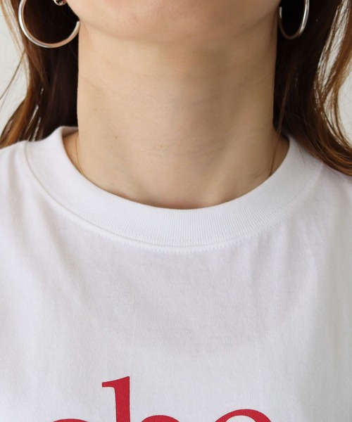HER CLOSET(ハークローゼット)の「【shemoshelly】5.6オンスオリジナルスローガンロゴTシャツ(Tシャツ/カットソー・レディース・ホワイト/チャコールグレー/ホワイト系その他・S/M/L)」の19枚目の写真
