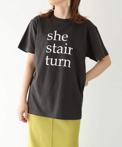 HER CLOSET(ハークローゼット)の「【shemoshelly】5.6オンスオリジナルスローガンロゴTシャツ(Tシャツ/カットソー・レディース・ホワイト/チャコールグレー/ホワイト系その他・S/M/L)」の12枚目の写真
