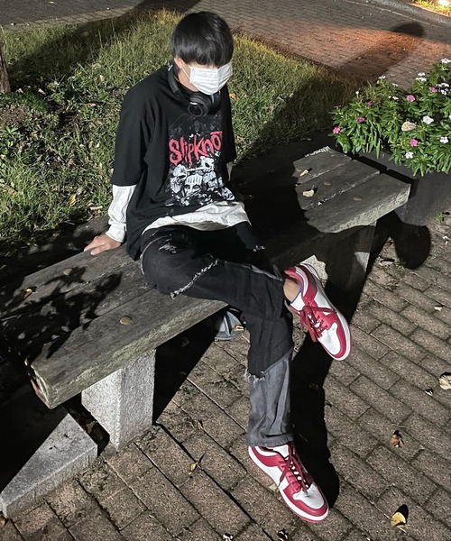 ８(eight)（エイト）の「切替スニーカー（スニーカー・メンズ・ブラック/ブルー/レッド・26.5cm/28.0cm/25.5cm/26.0cm/25.0cm/27.0cm）」の5枚目の写真