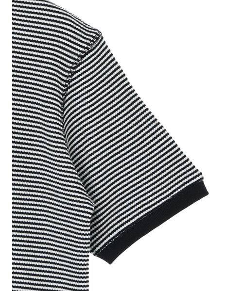 AMERICAN HOLIC（アメリカンホリック）の「ワッフルボーダーカットプルオーバー（Tシャツ/カットソー・レディース・ブラック・M/L）」の16枚目の写真