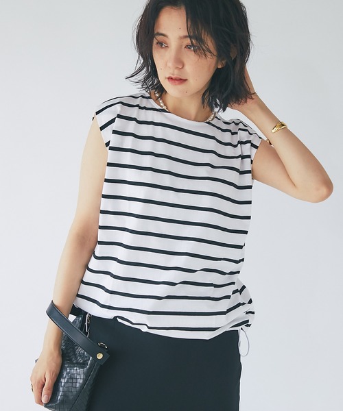 RIVE DROITE（リヴドロワ）の「フレンチドロストカットソー（Tシャツ/カットソー・レディース・ホワイト/ブラック/ネイビー・FREE）」の17枚目の写真