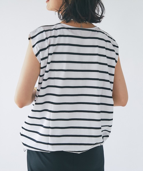 RIVE DROITE（リヴドロワ）の「フレンチドロストカットソー（Tシャツ/カットソー・レディース・ホワイト/ブラック/ネイビー・FREE）」の20枚目の写真