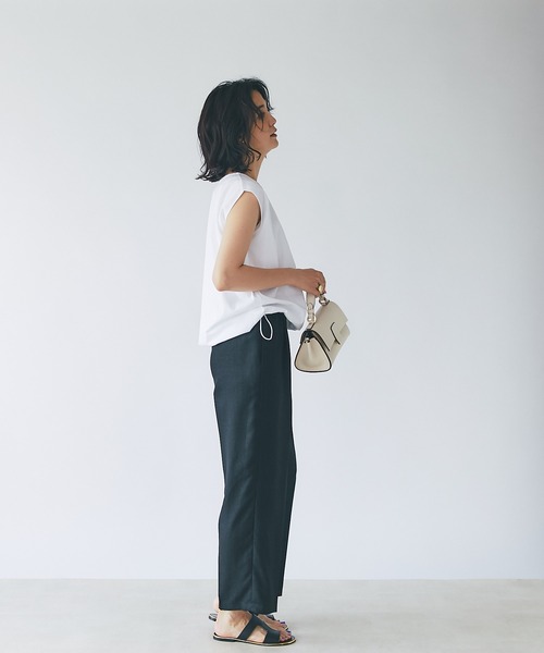 RIVE DROITE（リヴドロワ）の「フレンチドロストカットソー（Tシャツ/カットソー・レディース・ホワイト/ブラック/ネイビー・FREE）」の4枚目の写真