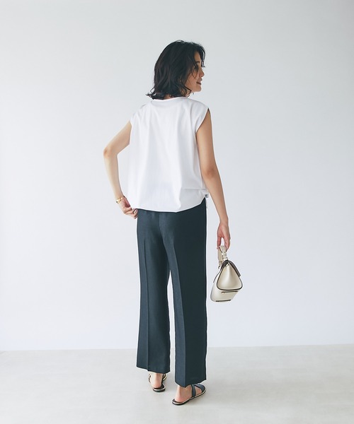 RIVE DROITE（リヴドロワ）の「フレンチドロストカットソー（Tシャツ/カットソー・レディース・ホワイト/ブラック/ネイビー・FREE）」の10枚目の写真