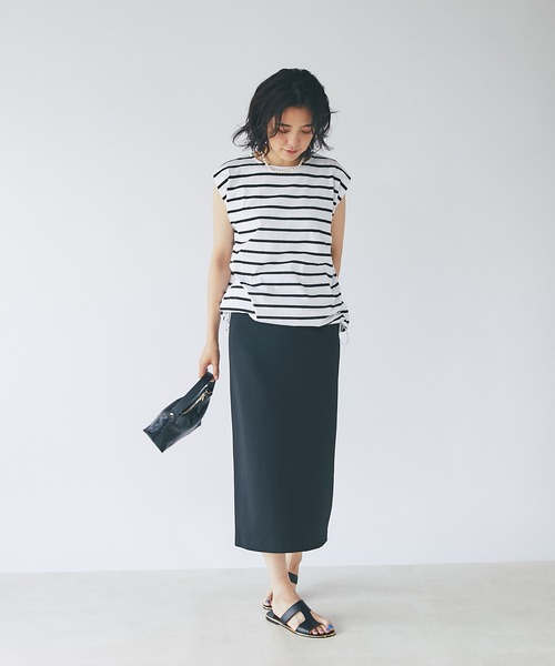 RIVE DROITE（リヴドロワ）の「フレンチドロストカットソー（Tシャツ/カットソー・レディース・ホワイト/ブラック/ネイビー・FREE）」の13枚目の写真