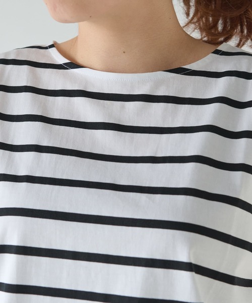 RIVE DROITE（リヴドロワ）の「フレンチドロストカットソー（Tシャツ/カットソー・レディース・ホワイト/ブラック/ネイビー・FREE）」の5枚目の写真