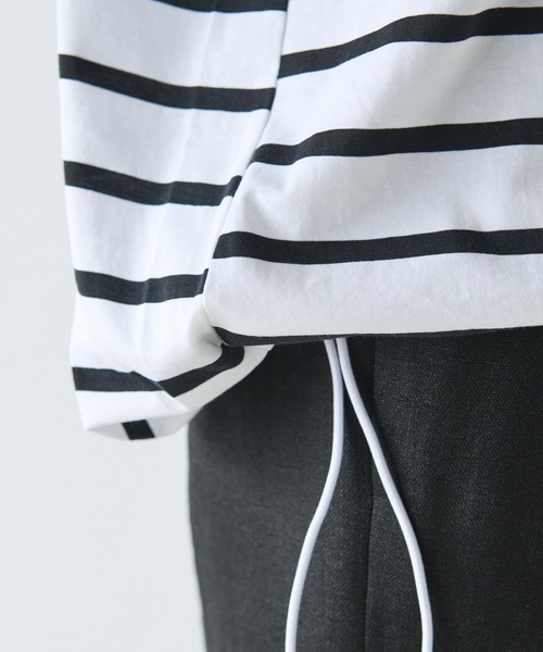 RIVE DROITE（リヴドロワ）の「フレンチドロストカットソー（Tシャツ/カットソー・レディース・ホワイト/ブラック/ネイビー・FREE）」の19枚目の写真