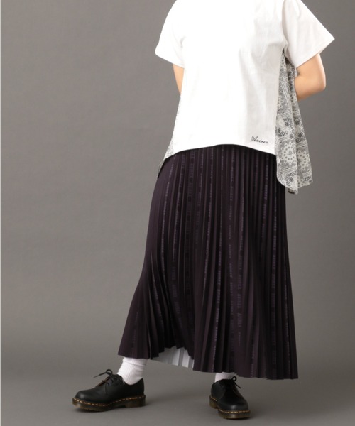 AVIREX（アヴィレックス）の「【直営店限定】PLEATED SKIRT LOGO/ プリーツスカート ロゴ（スカート・レディース・チャコールグレー/ブラウン・FREE）」の11枚目の写真