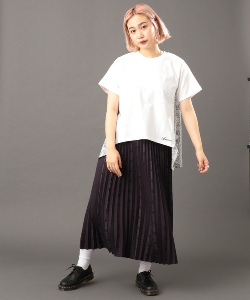 AVIREX（アヴィレックス）の「【直営店限定】PLEATED SKIRT LOGO/ プリーツスカート ロゴ（スカート・レディース・チャコールグレー/ブラウン・FREE）」の15枚目の写真