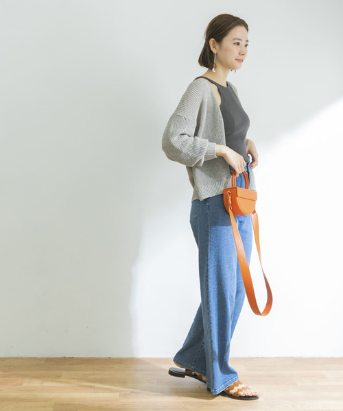 URBAN RESEARCH（アーバンリサーチ）の「リネン混片畦カーディガン（カーディガン/ボレロ・レディース・ベージュ系その他/ブラック・FREE）」の20枚目の写真