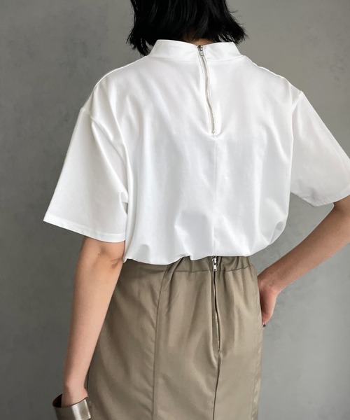 &g'aime(アンジェム)の「【&g’aime】アートプリントTシャツ(Tシャツ/カットソー・レディース・ホワイト/ブラック・FREE)」の10枚目の写真