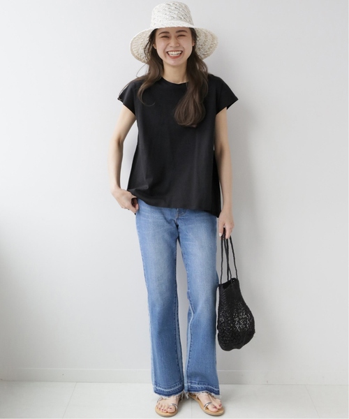 JOURNAL STANDARD relume(ジャーナルスタンダード レリューム)の「《追加》バックギャザープルオーバー(Tシャツ/カットソー・レディース・ホワイト/ブラック・FREE)」の3枚目の写真
