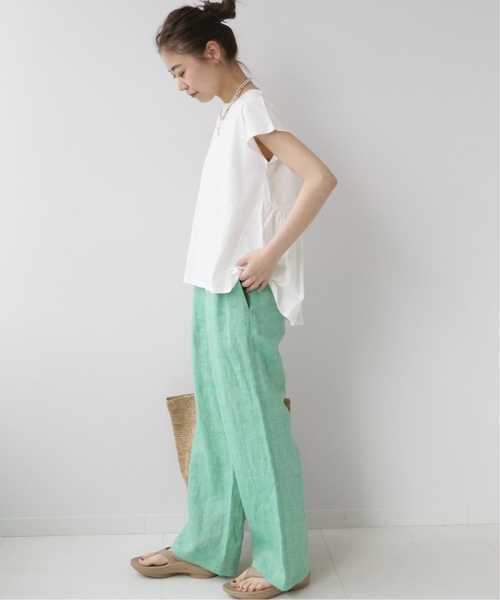 JOURNAL STANDARD relume(ジャーナルスタンダード レリューム)の「《追加》バックギャザープルオーバー(Tシャツ/カットソー・レディース・ホワイト/ブラック・FREE)」の12枚目の写真