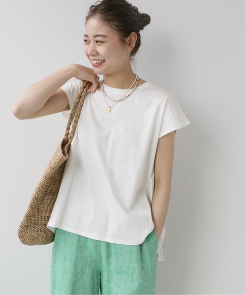 JOURNAL STANDARD relume(ジャーナルスタンダード レリューム)の「《追加》バックギャザープルオーバー(Tシャツ/カットソー・レディース・ホワイト/ブラック・FREE)」の14枚目の写真