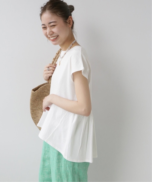JOURNAL STANDARD relume(ジャーナルスタンダード レリューム)の「《追加》バックギャザープルオーバー(Tシャツ/カットソー・レディース・ホワイト/ブラック・FREE)」の15枚目の写真