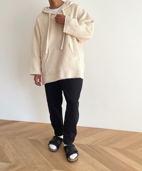 CANAL JEAN(キャナルジーン)の「RCW BLUE LABEL(ブルーレーベル) ジャガードメキシカンパーカー(パーカー・レディース・アイボリー・ONE SIZE)」の9枚目の写真