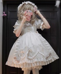 TONE SELECT WEAR | 【emane】クリームチェックワンピースドレス(ワンピース)