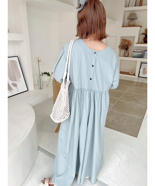 JUMELLE(ジュメロ)の「ボリュームパフワンピース(ワンピース・レディース・ブルー/ピンク・FREE)」の16枚目の写真