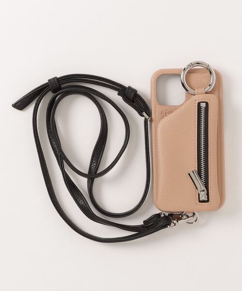 ajew（エジュー）の「ajew/エジュー/【ひも付き】 iPhone12Pro.12（スマホケース/カバー・レディース・ホワイト/ブラック/ベージュ/パープル/ブラウン/グレー/イエロー/ブルー/ピンクベージュ/ブラウン系その他/オリーブ/ブルー系その他3/ナチュラル・FREE/F）」の7枚目の写真