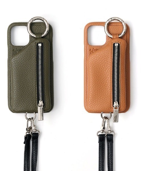 ajew（エジュー）の「ajew/エジュー/【ひも付き】 iPhone12Pro.12（スマホケース/カバー・レディース・ホワイト/ブラック/ベージュ/パープル/ブラウン/グレー/イエロー/ブルー/ピンクベージュ/ブラウン系その他/オリーブ/ブルー系その他3/ナチュラル・FREE/F）」の21枚目の写真