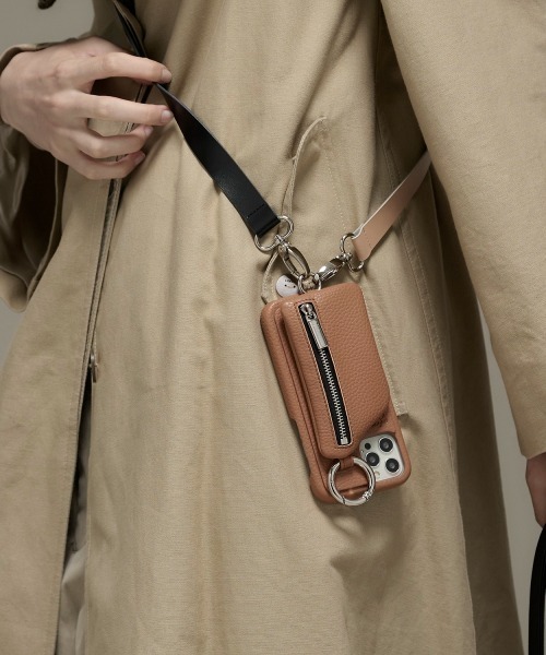 ajew（エジュー）の「ajew/エジュー/【ひも付き】 iPhone12Pro.12（スマホケース/カバー・レディース・ホワイト/ブラック/ベージュ/パープル/ブラウン/グレー/イエロー/ブルー/ピンクベージュ/ブラウン系その他/オリーブ/ブルー系その他3/ナチュラル・FREE/F）」の18枚目の写真