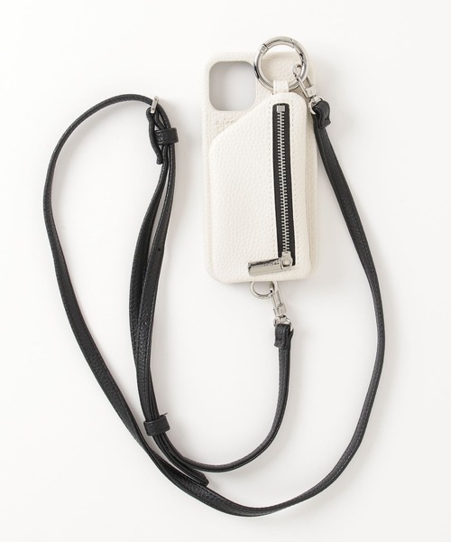 ajew（エジュー）の「ajew/エジュー/【ひも付き】 iPhone12Pro.12（スマホケース/カバー・レディース・ホワイト/ブラック/ベージュ/パープル/ブラウン/グレー/イエロー/ブルー/ピンクベージュ/ブラウン系その他/オリーブ/ブルー系その他3/ナチュラル・FREE/F）」の19枚目の写真