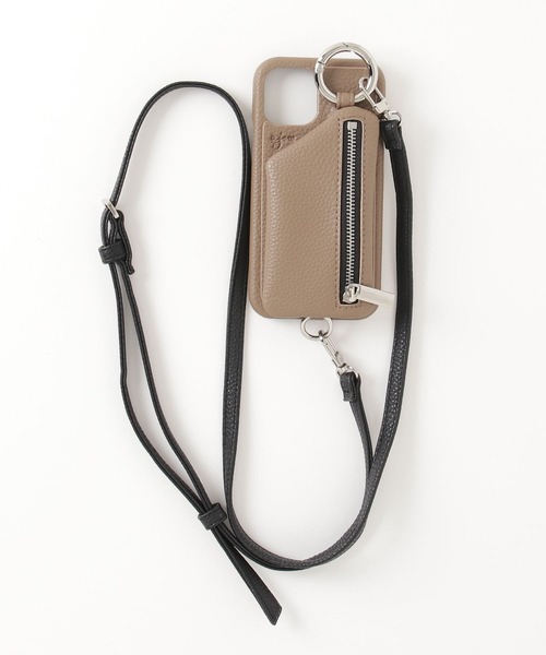 ajew（エジュー）の「ajew/エジュー/【ひも付き】 iPhone12Pro.12（スマホケース/カバー・レディース・ホワイト/ブラック/ベージュ/パープル/ブラウン/グレー/イエロー/ブルー/ピンクベージュ/ブラウン系その他/オリーブ/ブルー系その他3/ナチュラル・FREE/F）」の16枚目の写真