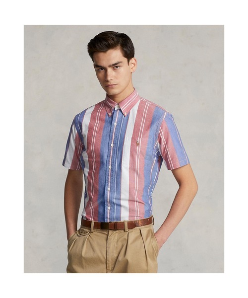 クラシック フィット ストライプド オックスフォード シャツ（シャツ⁄ブラウス）｜POLO RALPH LAUREN（ポロ ラルフ  ローレン）のファッション通販 - ZOZOTOWN