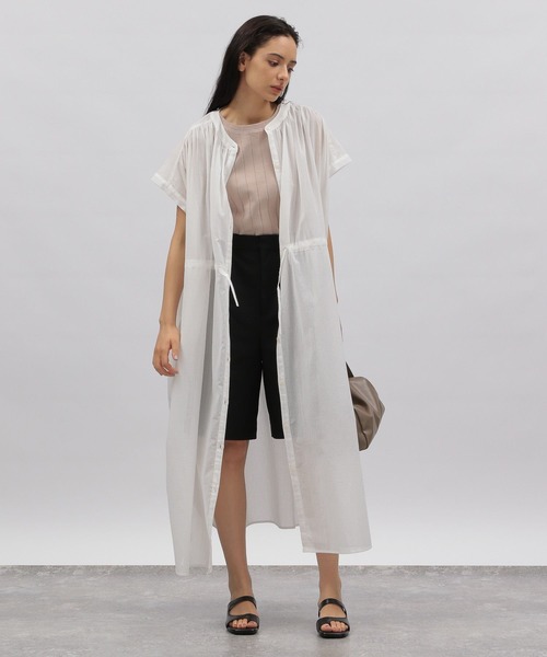 LAKOLE（ラコレ）の「シアーストライプドロストワンピース / 294896（ワンピース・レディース・ブラック/オフホワイト/ブルー・SMALL/MEDIUM）」の7枚目の写真