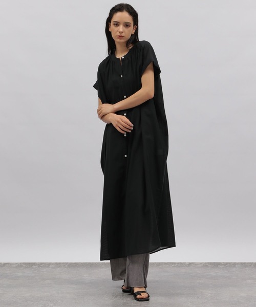 LAKOLE（ラコレ）の「シアーストライプドロストワンピース / 294896（ワンピース・レディース・ブラック/オフホワイト/ブルー・SMALL/MEDIUM）」の14枚目の写真