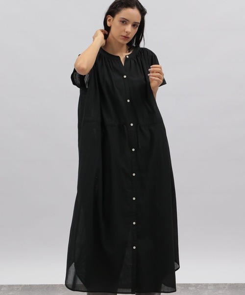 LAKOLE（ラコレ）の「シアーストライプドロストワンピース / 294896（ワンピース・レディース・ブラック/オフホワイト/ブルー・SMALL/MEDIUM）」の22枚目の写真